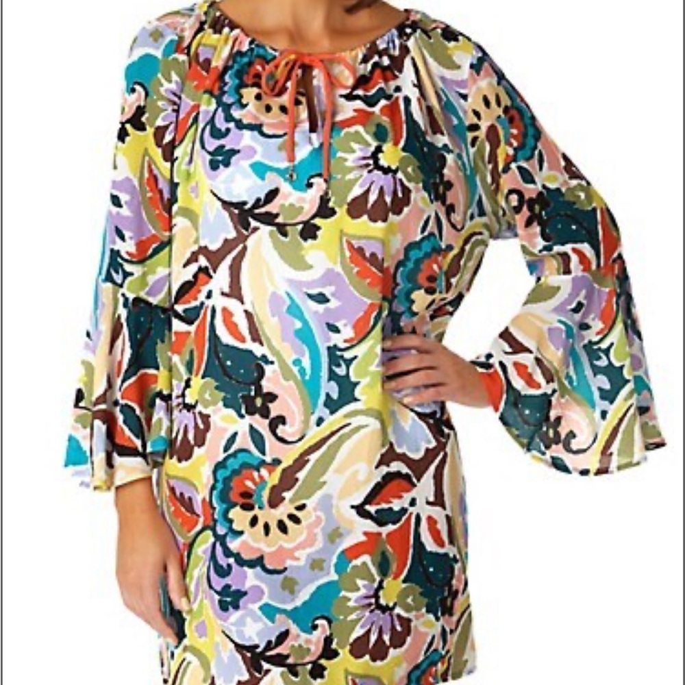 Anne Cole Floral Swim Coverup
